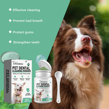 Powder For Dogs Teeth Prevents Tartar Eliminates Oral Odors Plaque