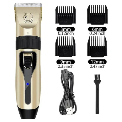 Dog Professional Hair Clipper Electrical Grooming Trimmer for Pets USB