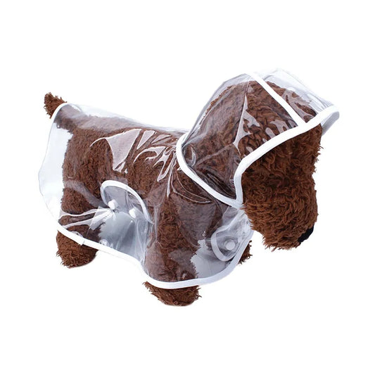 1PC Waterproof Dog Coat Rain Jacket Pet Clothes Puppy Raincoat