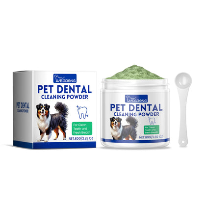 Pet Tooth Cleaning Powder Teeth Stain Remover Eliminates Bad Breath