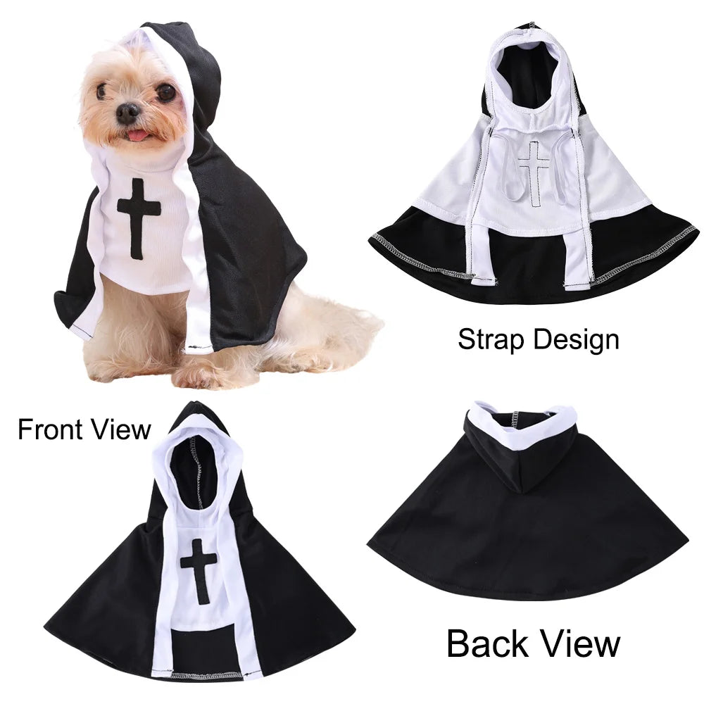 Halloween Dog Nun Costume