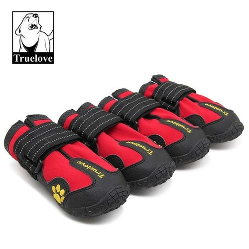 Truelove Dog Shoes Waterproof Anti-slip Rain Boots Warm Snow
