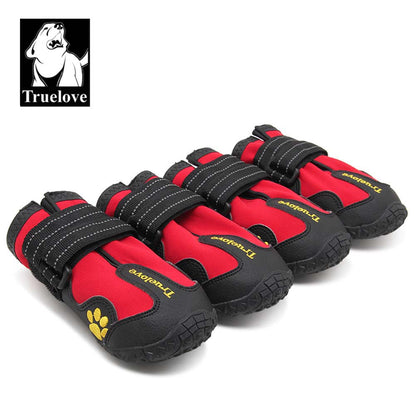 Truelove Dog Shoes Waterproof Anti-slip Rain Boots Warm Snow