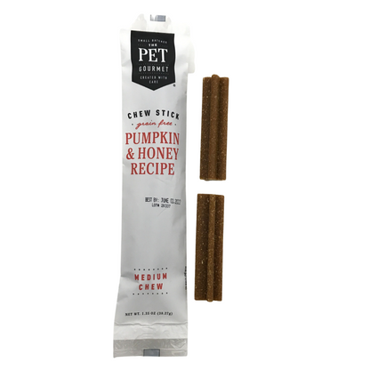 Pumpkin & Honey Chew Sticks