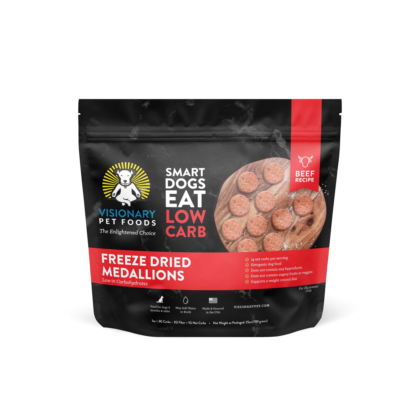 Freeze Dried Food | Beef Recipe | 25oz Bag