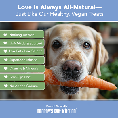 Marcy's Pet Kitchen-Vet Recommend- All Natural-Vegan Homemade,-Gluten Free-Chicken Free-for Sensitive Stomachs-Made in The USA Only