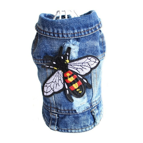 Jeans Jacket Dog Coat Clothes | Clothes Dog Denim Jacket | Chihuahua