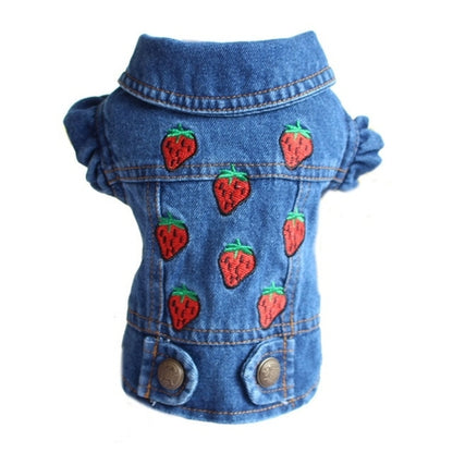 Jeans Jacket Dog Coat Clothes | Clothes Dog Denim Jacket | Chihuahua