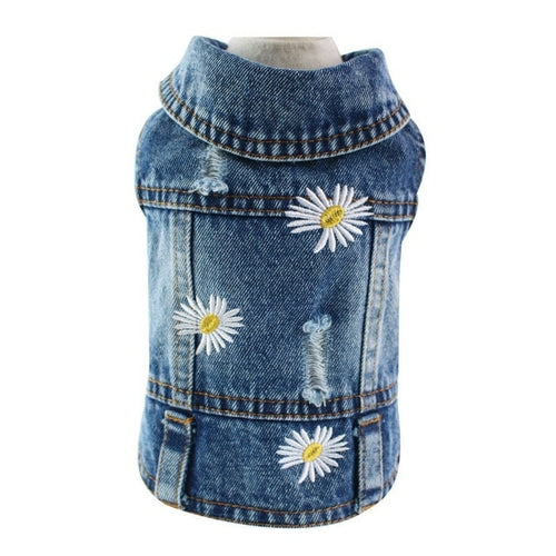 Jeans Jacket Dog Coat Clothes | Clothes Dog Denim Jacket | Chihuahua