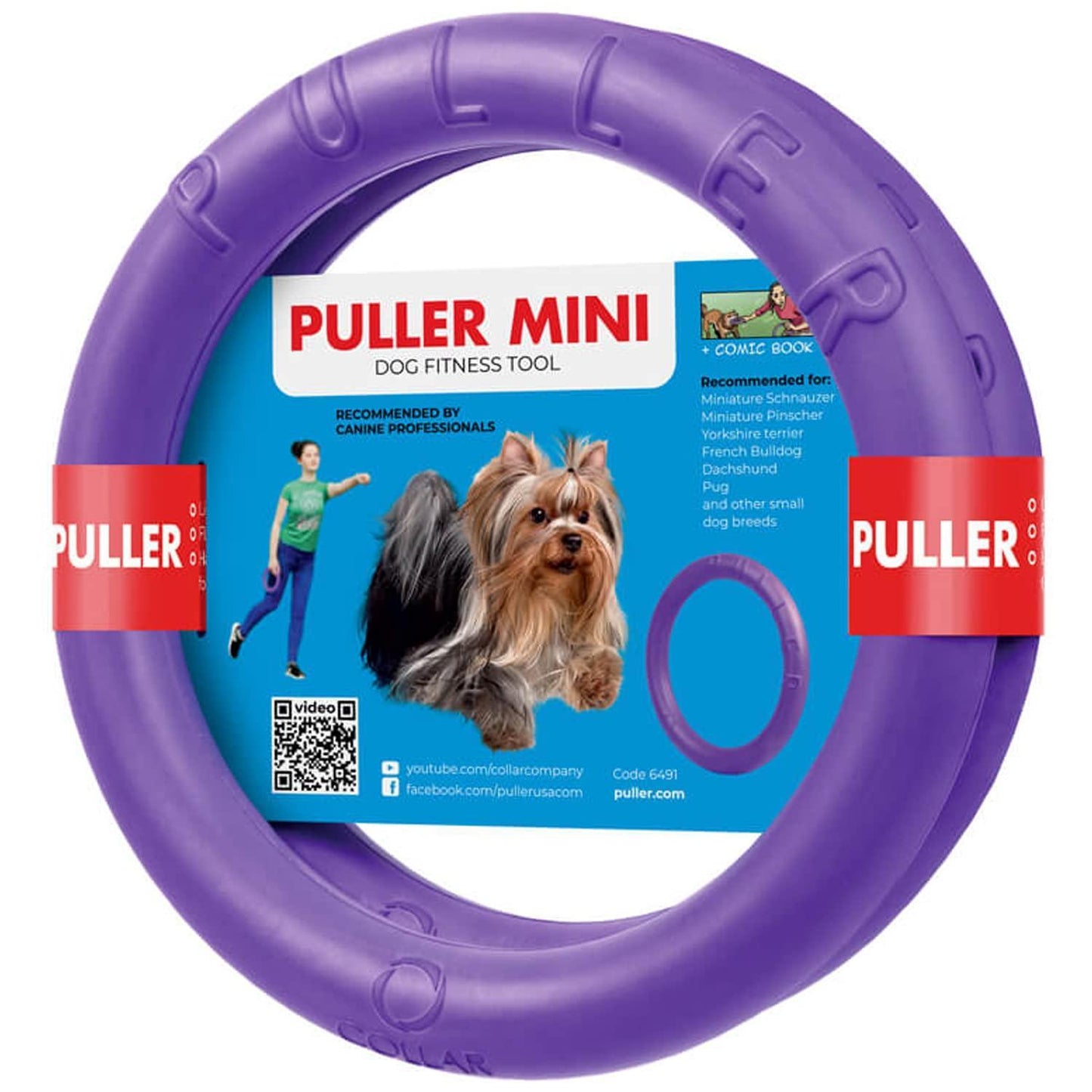 Puller Outdoor Dog Ring Toys   Dog Fetch Toy & Tug of War Dog Toy for