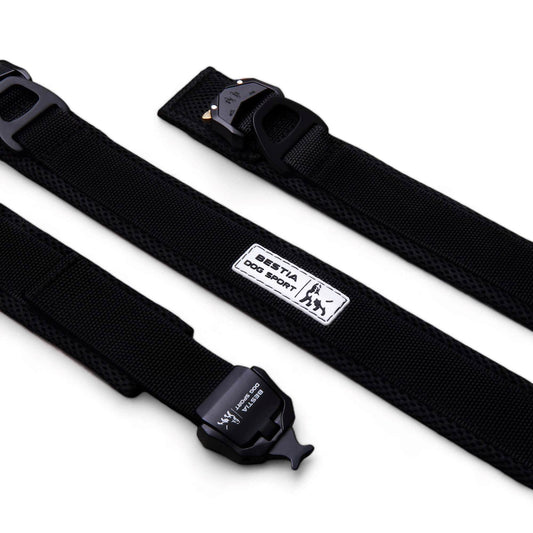 BESTIA DOG SPORT FAST RELEASE COLLAR BLACK