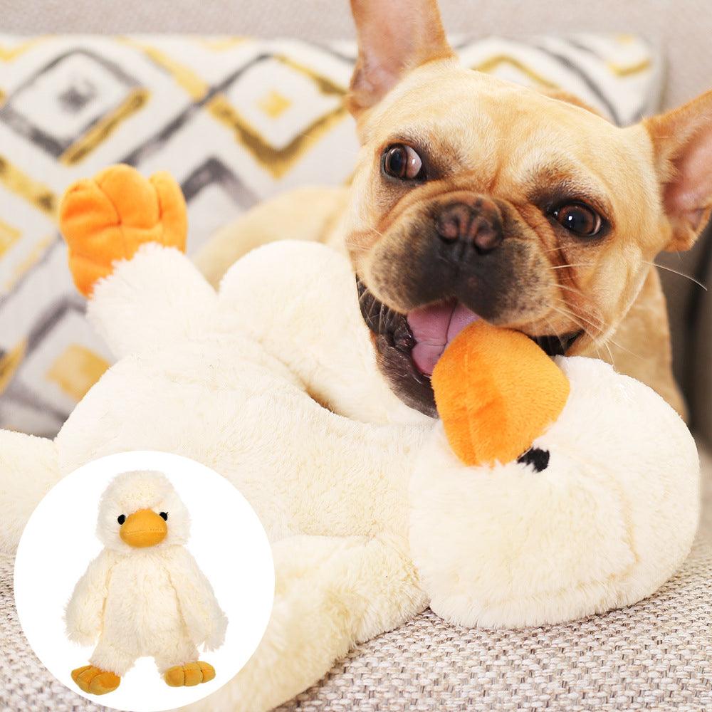 Fluffy Quacking Dog Plush Toy-0