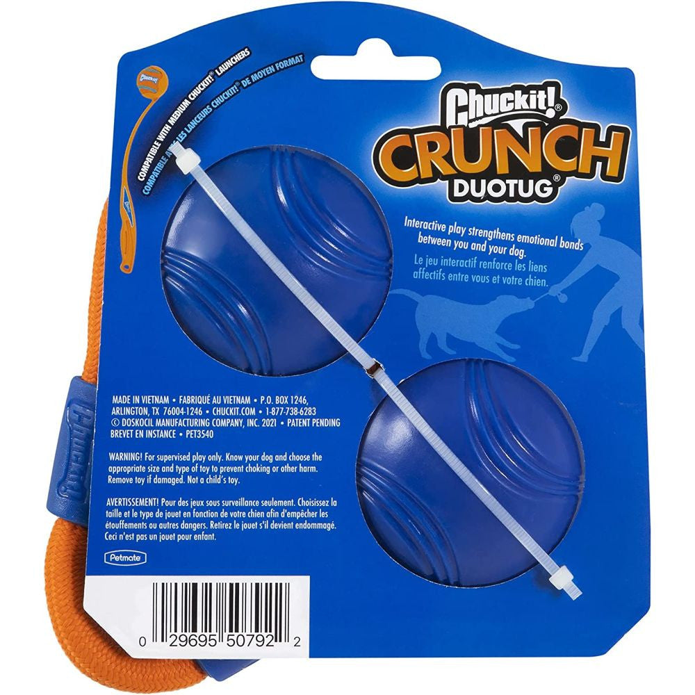 Chuckit! Crunch Ball Duo Tug Dog Toy Medium