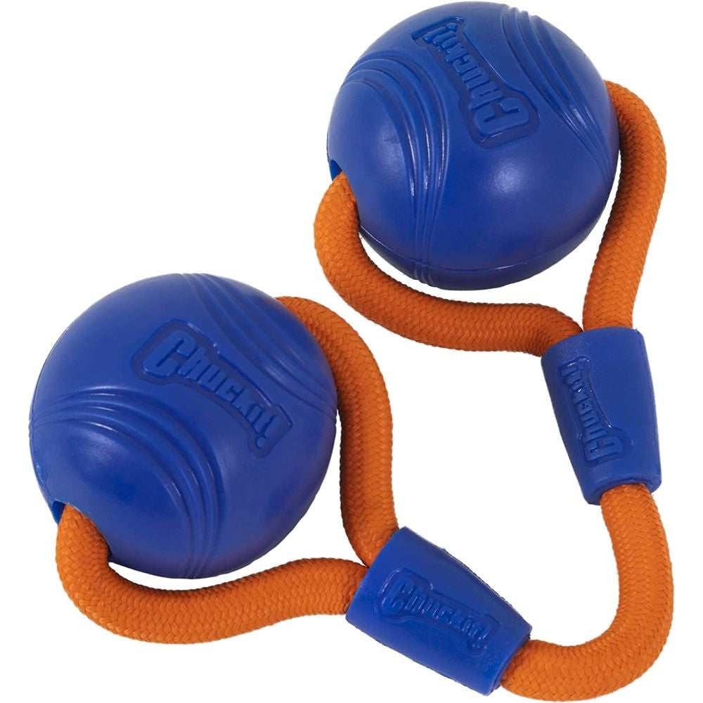 Chuckit! Crunch Ball Duo Tug Dog Toy Medium