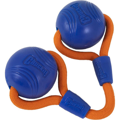 Chuckit! Crunch Ball Duo Tug Dog Toy Medium