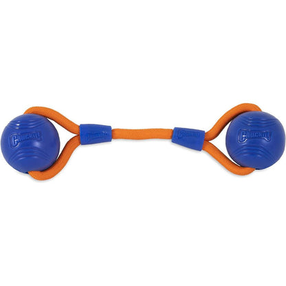 Chuckit! Crunch Ball Duo Tug Dog Toy Medium
