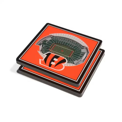 NFL Cincinnati Bengals 3D Stadiumviews Coasters