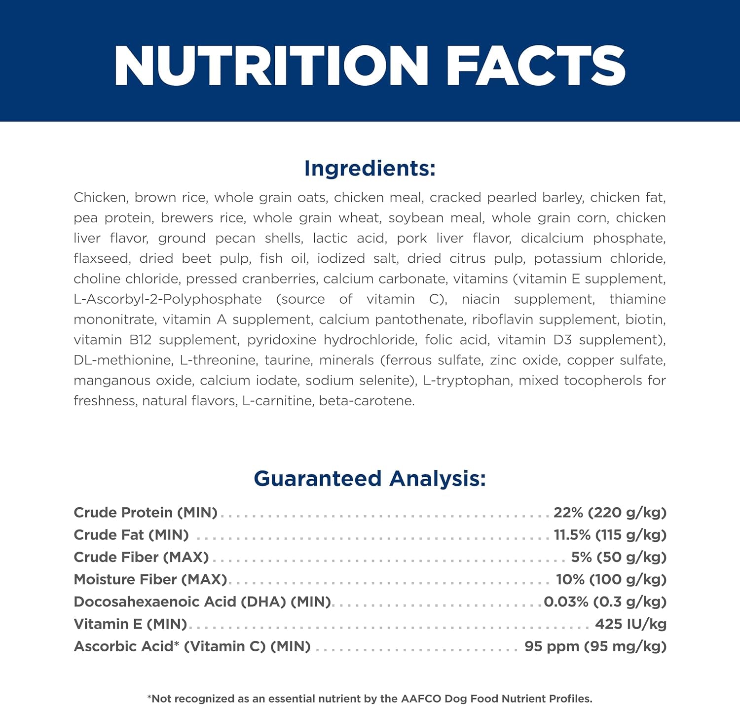 Hills Large Breed Dry Puppy Food Chicken & Brown Rice, 15.5 Lb. Bag