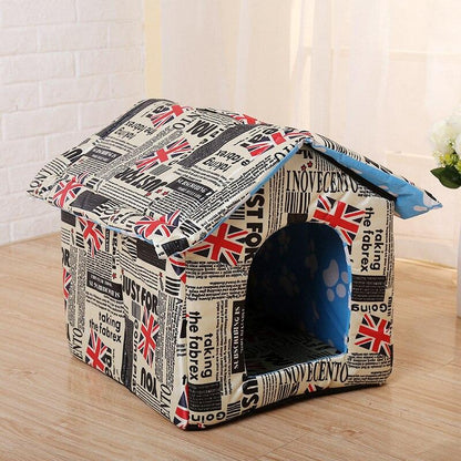 Dog House Outdoor Waterproof Pet Bed House Tent Chew Proof Indoor