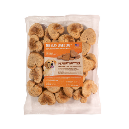 Much Loved Dog Peanut Butter Training Reward Treats - ECO Set (Filled Fresh Keeper +1 Refill)